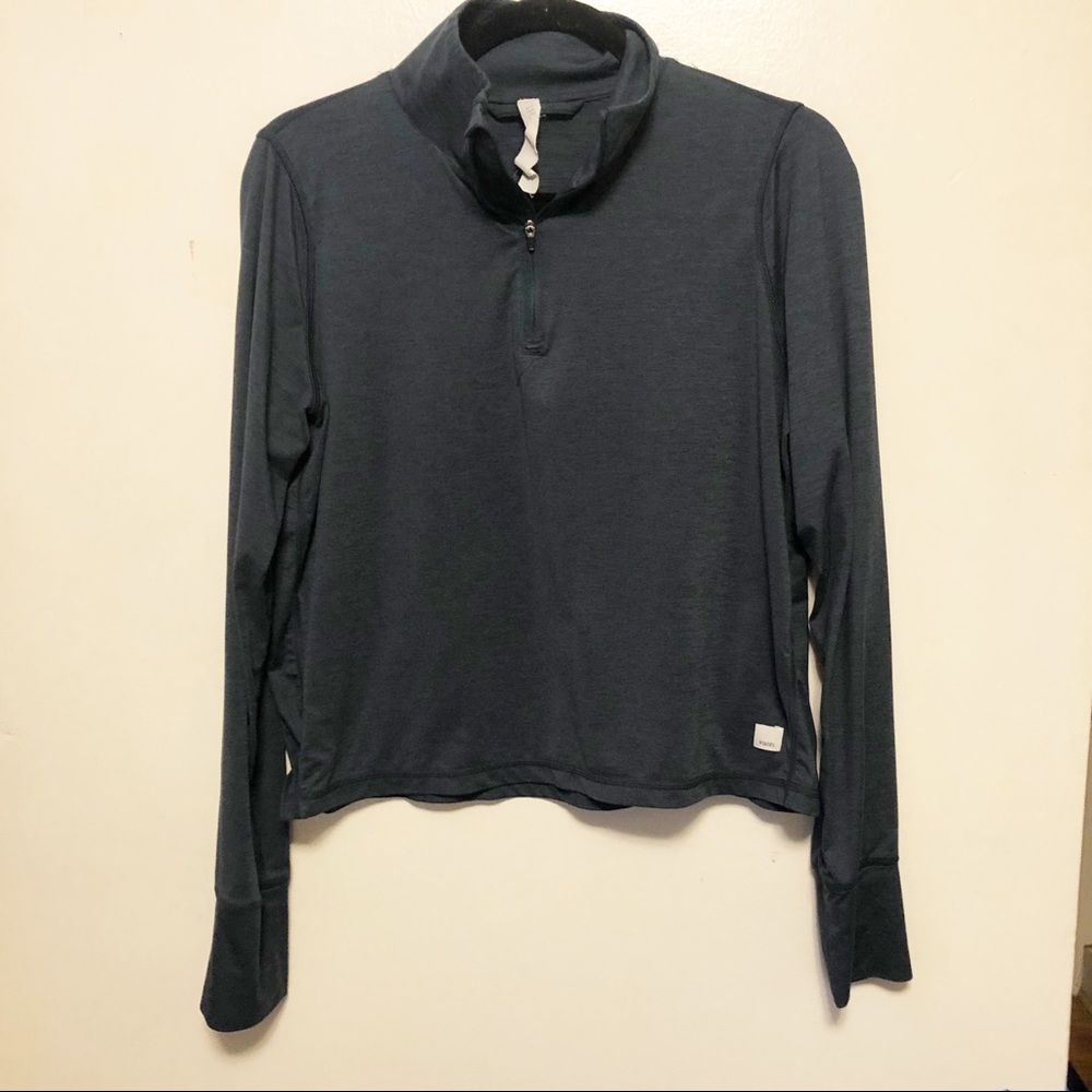 Vuori Crescent Half Zip Pullover Ink Heather Navy